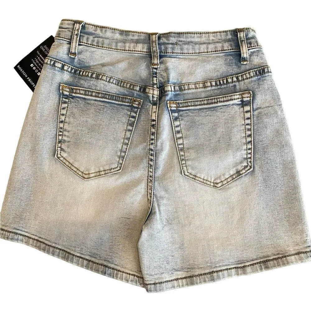Boston Proper | Women’s Denim shorts Stars & Stripes shorts NWT size 0